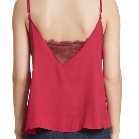 Free People Intimately Raspberry Lace Camisole NWT - Picture 3 of 6